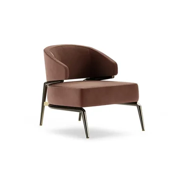 XK Италианско светло Луксозно Дървено столче, за всекидневна Домашна Стол Дизайнерски модел 