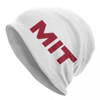 MIT - Of Technology Топло вязаная хет-качулка в стил хип-хоп, есенни и зимни шапки, шапки за мъже, жени, възрастни