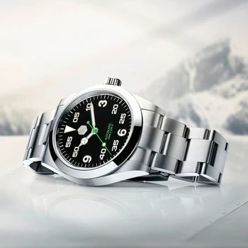 San Martin 2023 Нов Мъжки Механичен часовник AK Луксозни Автоматични Часовници за Мъже Pilot Хронограф PT5000 AR Мъжки Часовник От Сапфир стъкло
