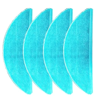 4 част моющейся тъкан от микрофибър, Синя тонковолокнистая плат, Резервни части за прахосмукачки 7490 Eternal