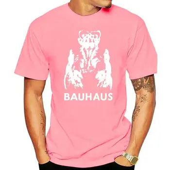 Тениска с логото на Баухаус - Gargoyle - Размер Small S - Мъжки от чист памук, с принтом Питър Мърфи в ню готически стил