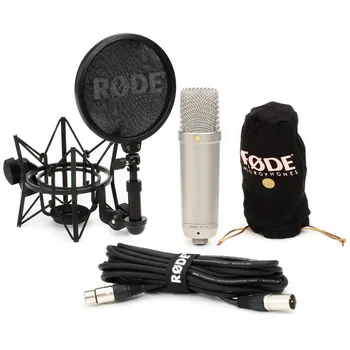 Вокален микрофон с микрофон RODE NT1 -5th с голяма бленда, професионален домашен микрофон за запис K-Песен в звукозаписно студио