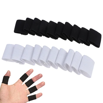 10 бр/пакет Еластични спортни ръкав за пръстите При артрит Защита за пръстите на открито Баскетбол Волейбол Защита за пръстите на Подкрепа
