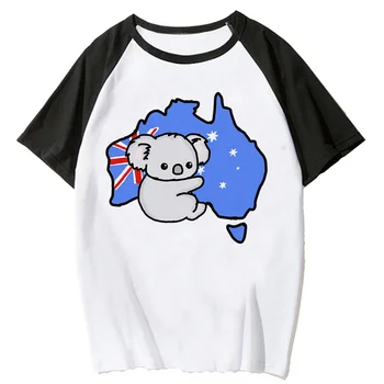 Австралия Коала топ дамски дизайнерска тениска с графичен модел дамски дизайнерски дрехи