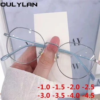 Oulylan -1,0 -1,5 -2,0 -4,5 Готови Очила За Късогледство Дамски слънчеви Очила По Рецепта Минус Точки За Точка Мъжки слънчеви Очила За Компютърни игри