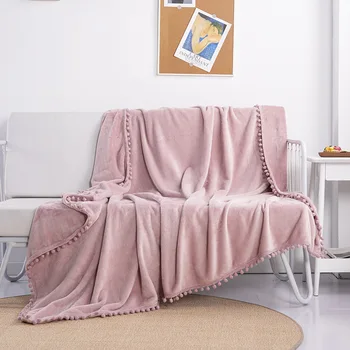 Модерни дизайнерски одеяла с мек топъл модел, проектно воал от ресни, фланелевое флисовое одеяло
