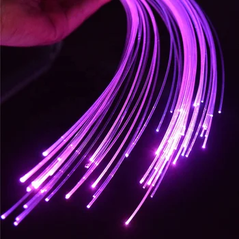 6000 м/ролка, крайни нажежен PMMA пластмасов оптичен кабел с диаметър 0,5 мм за оптична подземни тела