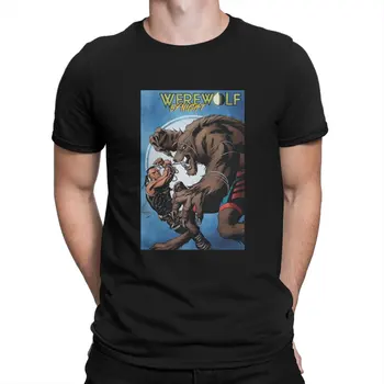 Мъжки t-shirt Werewolf, ежедневни тениска от 100% памук, през цялата деколте, риза Werewolf by Night, блузи с къс ръкав, оригинал
