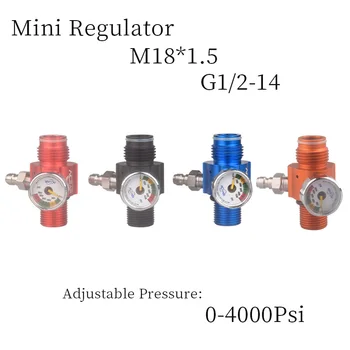 Mini G1/2-14 Почивен Регулатор на Налягането 0-4000Psi HPA Компресор За Зареждане на Газови Бутилки Адаптер За Пълнене на Цистерни За Гмуркане