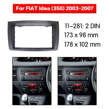Авто радио, стерео панел, табло, комплект за инсталиране на CD-покритие за FIAT Idea (350) 2003-2007 11-281