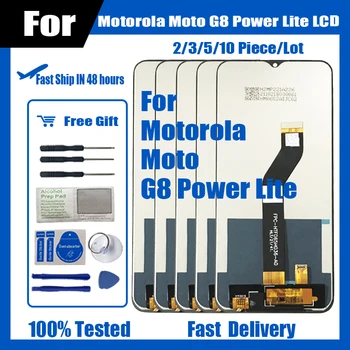 2/3/5/10 бр./Лот За Motorola Moto G8 Power Lite LCD Сензорен дисплей и Цифров Преобразувател В Събирането и Без рамка 100% тестван