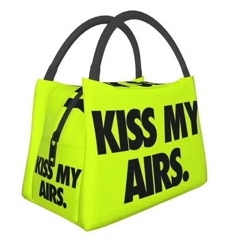 Чанта за обяд Kiss My Airs по поръчка, мъжки и женски, с термоохлаждением, изолиран обяд-бокс за експлоатация, чанта за съхранение на плодове Pinic или Travel Fresh.