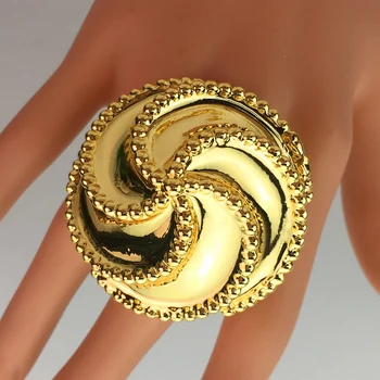 Yuminglai Fashion Oversize Party Ring Лесно Пръстен За Жени Безплатна Доставка Голямо Преувеличение на Годежен Пръстен, Подарък FHK16710