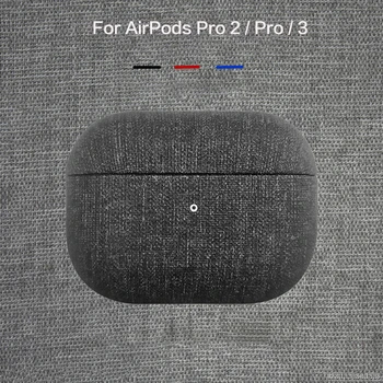 за Airpods pro2 калъф от естествена материя 3rd Pro Разширено Bluetooth Обикновен защитен калъф за слушалки Airpods3 със защита от падане 