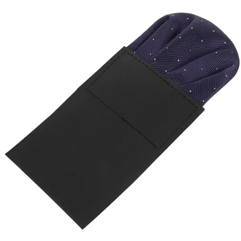 Мъжки официален костюм с квадратна джоб, обикновен шал, шалче на гърдите (kd09 тъмно синьо)