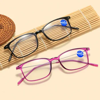 Нови очила за четене със синя светлина, защита от радиация за мъже и жени, оптични компютърни очила Gafas De Lectura от 1,0 до 4,0