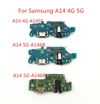 1 бр. USB Порт За Зареждане на Зарядно Устройство За Samsung Galaxy A14 4G A145F A14 5G A146B A14 5G A146P Основния Конектор Подмяна на Част от
