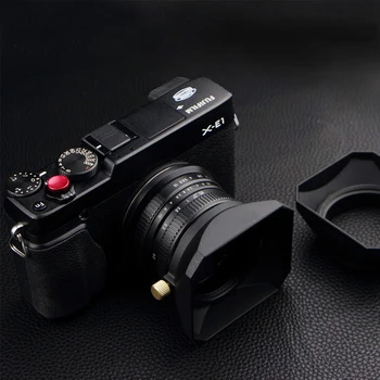 37 39 40,5 43 46 49 52 55 58 сенник за обектив мм квадратна форма, за един фотоапарат Fuji Nikon Micro подарък на кутията