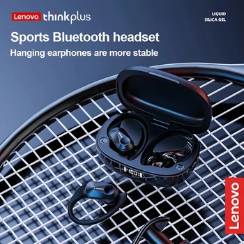 Lenovo LP75 Безжични Bluetooth слушалки с ушни куки Спортни слушалки Bluetooth 5.3 с шумопотискане Hi-Fi Стерео безжични слушалки