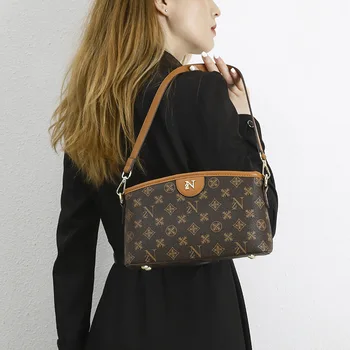 Класическа кожена чанта през рамо за жени, чанта през рамо, пресвитерианская чанта, Лека, Луксозна, за майката, за възрастни