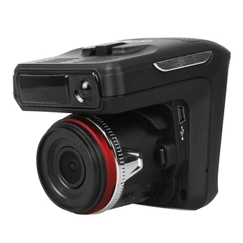 Автомобилен видеорекордер X7 2-В-1, електронен детектор за скоростта на кучета, радарный монитор, двухголосый автоматично видео 