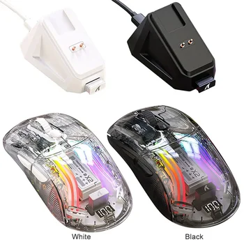 Безжична мишка X2 Pro Мини Преносим висока инжекция мишка С регулируема резолюция 2.4 Ghz RGB Подсветка Геймърска Мишка С магнитни честота устройства