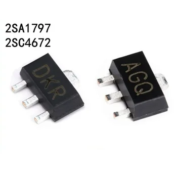 20PCS 2SC4672 2SA1797 Код DK AG NPN SMD транзистор SOT89 50V 2A