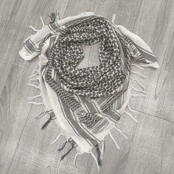Шал на Шийката на носна кърпичка Shemagh Desert Keffiyeh Арабската наметало Шал с пискюли Унисекс