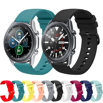 За Samsung Galaxy Watch 3 41 мм, 45 мм, Каишка Силикон 22 мм Спортен гривна За Galaxy Active 2/Watch 42 мм и 46 мм/Gear S3 S2 Band