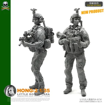 Комплекти модели Yufan Модел 1/35 Фигурки на войници от смола Хонг-02