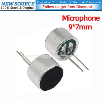 20 бр/лот DIP-контактен микрофон 9 *7 мм 9x7 Капацитивен электретный микрофон MIC -50D