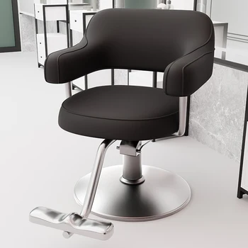 Специални фризьорски стол за грим Комфортни Модерни козметични Спа-фризьорски стол Луксозен шезлонг Търговски мебели RR50BC
