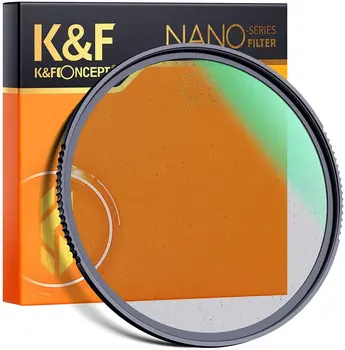 K & F Concept Nano-X Black Mist 1/8 Филтър За Обектив на Камерата, Филтър Специални Ефекти С Покритие Против Надраскване За Заснемане на Видеоклипове 37 мм-82 мм