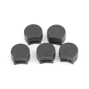 Комплект от 5 удобни гумени каботажните за палеца за кларинет, тапицирана предпазни възглавници, черен