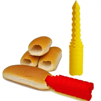 Креативен Хляб, Хот-догер, Сверлильщик хлебчета за хот-дог, Фланец Инструмент за печене на Хот-дог, Кухненски Приспособления