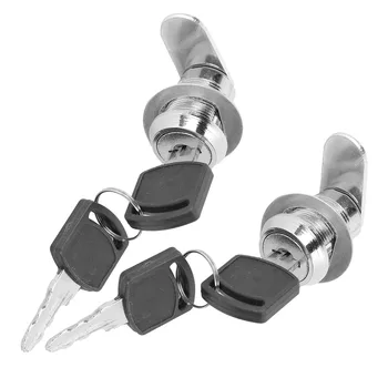 2 бр. цилиндрови кулачковые брави, антикорозионна профили с 4 ключовете за шкафа с инструменти