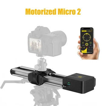 Мотор ръководство плъзгача Zeapon Micro с 2 камери, проследяват превозно средство количка, автоматичен ръководство на плъзгача с електрически мотор за DSLR с капацитет 4,5 кг