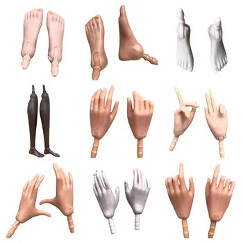 FR IT 1/6 Кукли Размер на Смяна на Ръцете на Краката Бели Бежово-Кафяви, Бели Ръце Ставите Подвижни Крака 4 Пози Качествени Аксесоари За Кукли