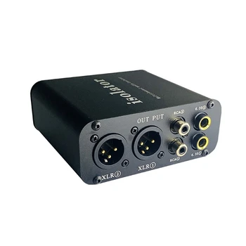 Многофункционален Аудиоизолятор 3-В-1 Многоканален Стереоизолятор 6.5 XLR и RCA За Премахване на Текущия Акустичен шум, Здрав Филтър