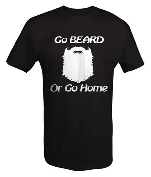 Тениска с дълъг ръкав Go Beard или Go Home