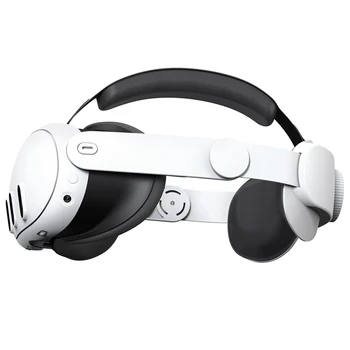 Новост за Meta Quest 3 VR-Майка на колан, Удобна прическа от гъби, с Регулируема лента за глава, аксесоари за виртуална реалност