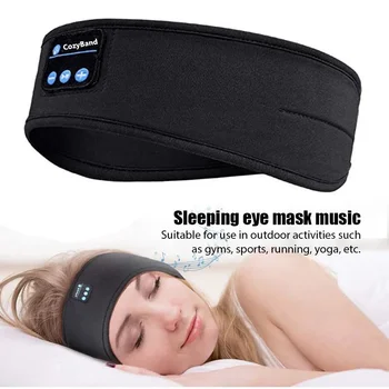 Оригиналната безжична Bluetooth слушалка Спортна превръзка на главата за сън, маска за очи, слушалки Fone Bluetooth, Музикални слушалки, Безжични слушалки