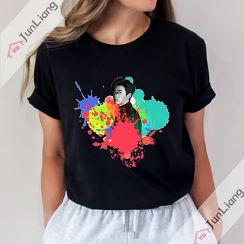 I Love With Lee Jong Сук Класическа тениска Kpop Тениски за Жени Готически дрехи Y2k Облекло Потници Harajuku Градинска мъжките Дрехи Графична