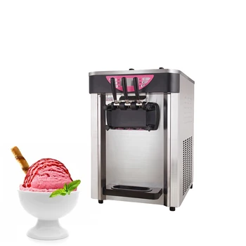 Машина за производство на мек сладолед обем 20-25 l / h, Търговска машина за производство на popsicle от неръждаема стомана, машина за производство на шоколад пломбира