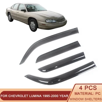 За Chevrolet Lumina 1995-2000 Седан Черно Оцветени Козирка На Страничните Прозорци На Автомобила Вентилационни Козирки, Навеси От Дъжд Вентилационна (Противовакуумна) Канална Козирка Врати