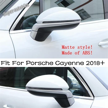 Аксесоари Вратата На Огледалото За Обратно Виждане Знаменца Капак Завърши Гарнитура Формоване Носи Етикет За Услугата Ивица Е Подходящ За Porsche Cayenne 2018 Г. - 2023