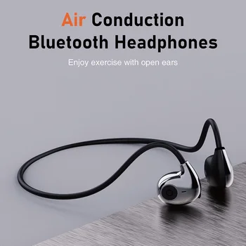 Слушалки с въздушна проводимост над ухото Спортни Безжични Bluetooth слушалки с отворени уши за бягане, тренировка във фитнеса, спортни слушалки