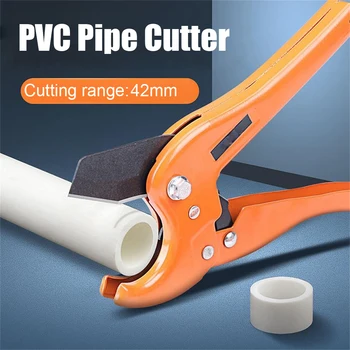 Труборез от PVC Тежки Трудозатратные Ножици За Тръби PVC PU PP PE Нож За Маркучи за Ръчни Инструменти За Рязане на Тръби Ножици За Водопроводни Работни Инструменти За Рязане