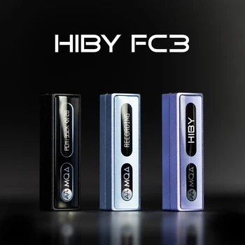 HiBy FC3 MQA16X Dongle Type C USB КПР HiFi Аудио Декодер Heaphone Amp DSD 128 с дисплей за звукови Карти, Андроид и iOS и Mac Win10