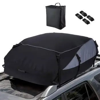 Чанта за превоз на товари върху покрива на автомобила, водоустойчив транспортна чанта от плат Оксфорд 600D, универсална чанта за съхранение на багаж за автомобили